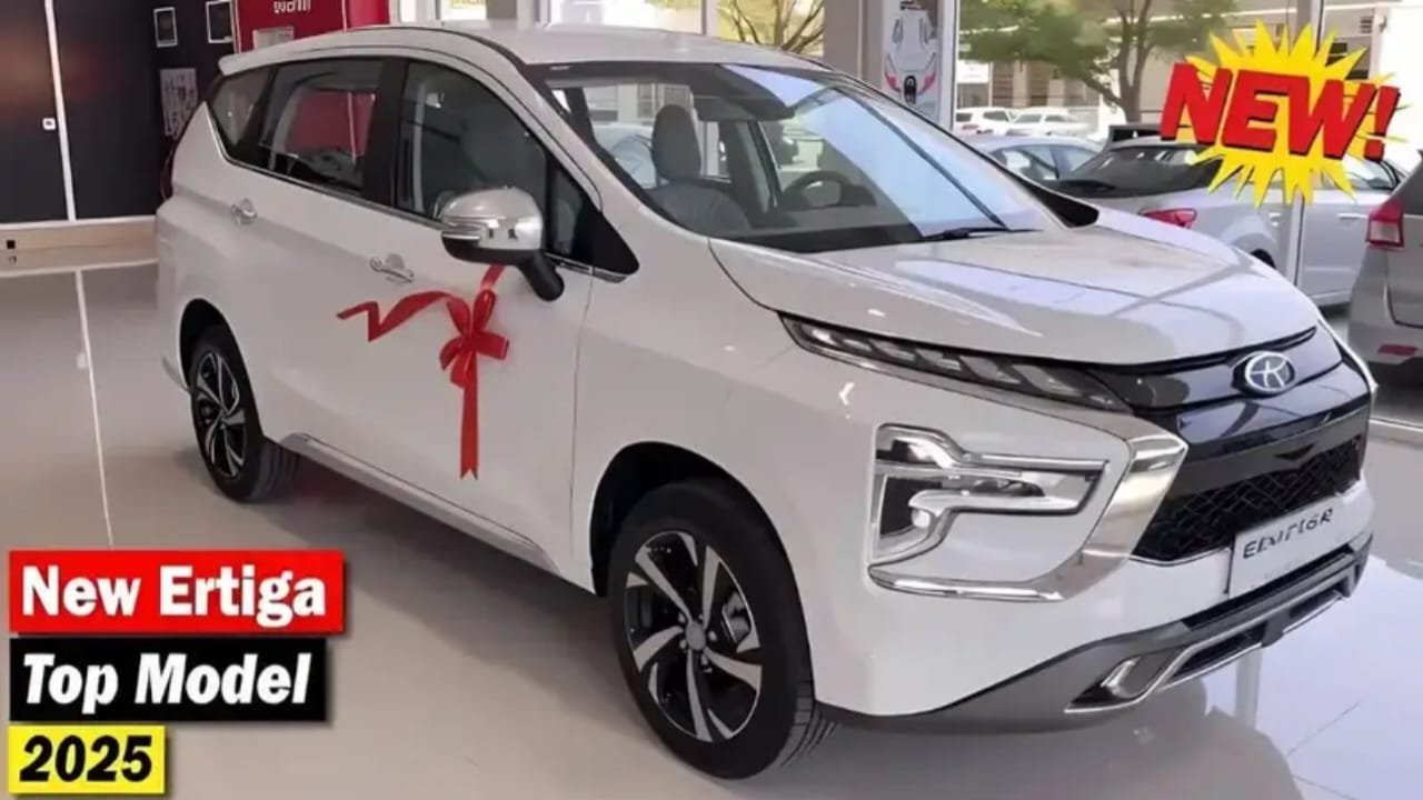 Maruti Suzuki Ertiga 2025 – 1.5L Smart Hybrid Engine, 7-Seater Comfort & 37 km/l Mileage at ₹2.99 Lakh!