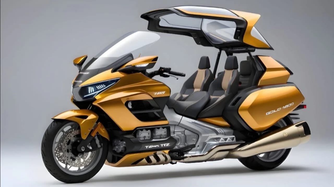 Honda Gold Wing 2026 – 1833cc Six-Cylinder Powerhouse, Wireless Apple CarPlay & Ultimate Touring Comfort at ₹4.99 Lakh!