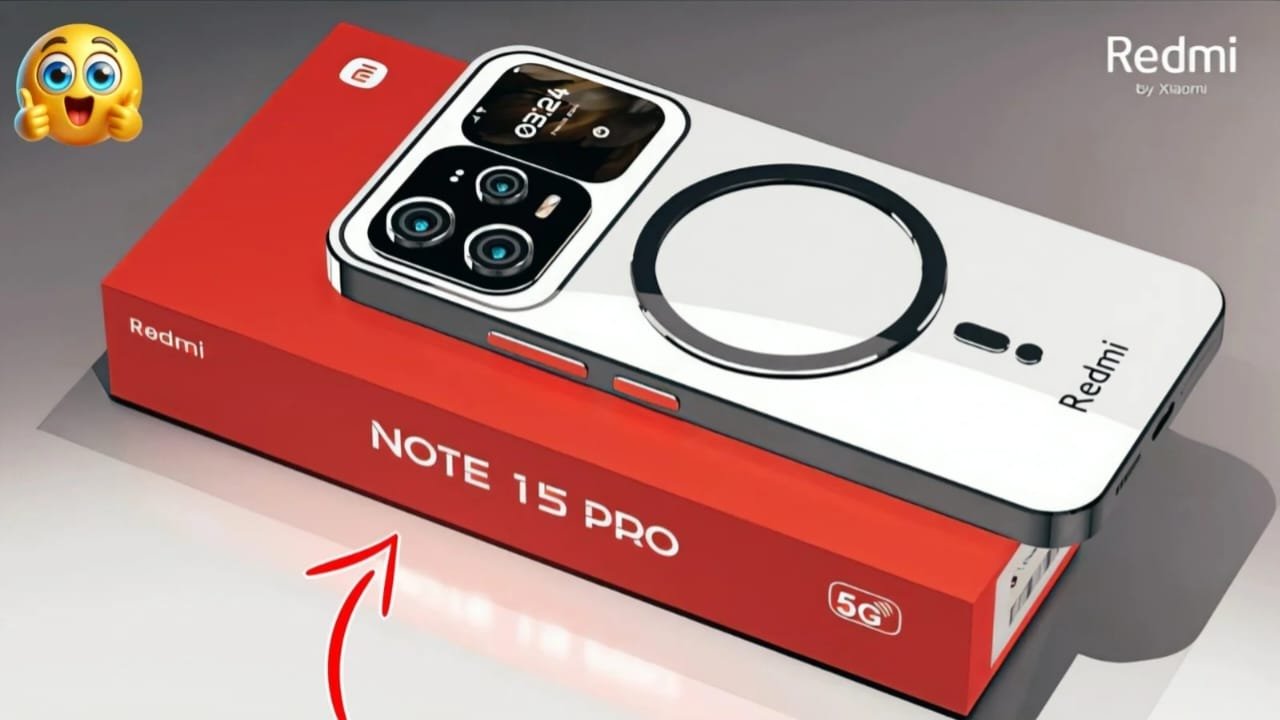 Redmi Note 15 Pro 5G – 200MP OIS Camera, Snapdragon 8 Gen 3 Chip & 7500mAh Battery, Order Now!